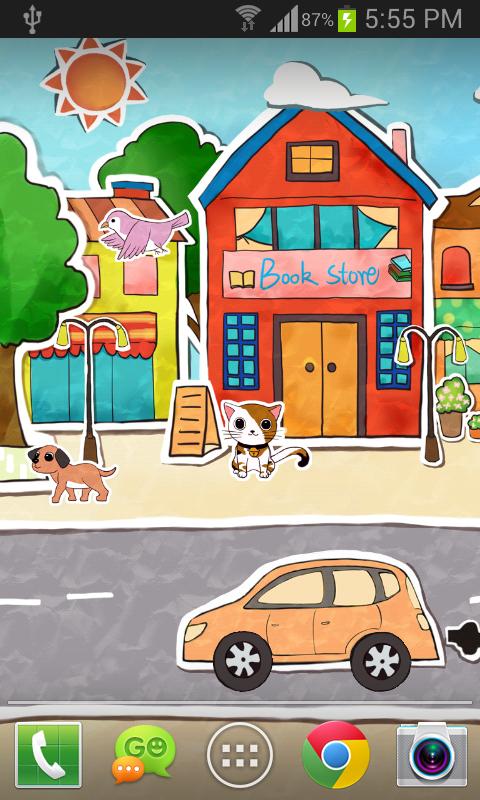 Android application Paperland Live Wallpaper screenshort