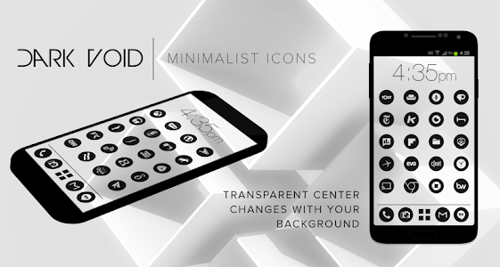 Screenshot Dark Void - Minimalist Icons v1.0.8