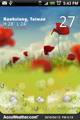 9s-Weather Theme+ (Wonderland) Screen 1