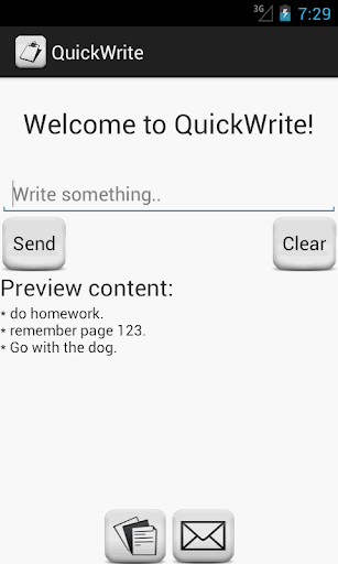 QuickWrite