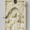 Left wing of a diptych, Virgin and Child flanked by Angels