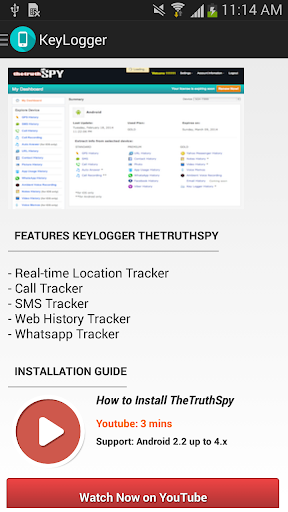 Mobile Spy KeyLogger