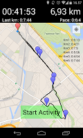 Sports GPS Tracker APK Screenshot Thumbnail #2