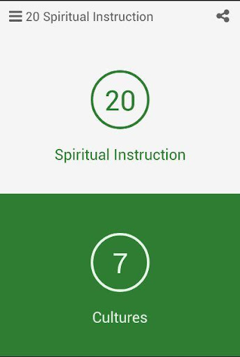 20 Spiritual Instruction