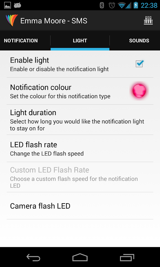 Light Flow - LED&Notifications - screenshot