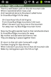 Bluegrass Song Lyrics Screenshots 4