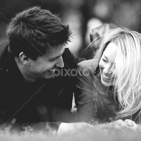 'You Complete Me' by Carey Carter - Black & White Portraits & People