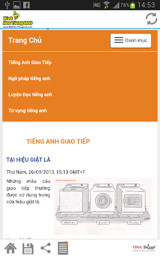 【免費教育App】Web Học Tiếng Anh-APP點子