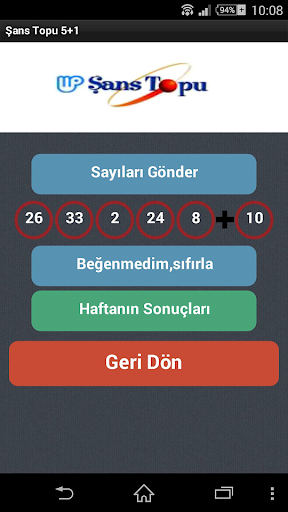 Milli Şans Oyunları Numeratör