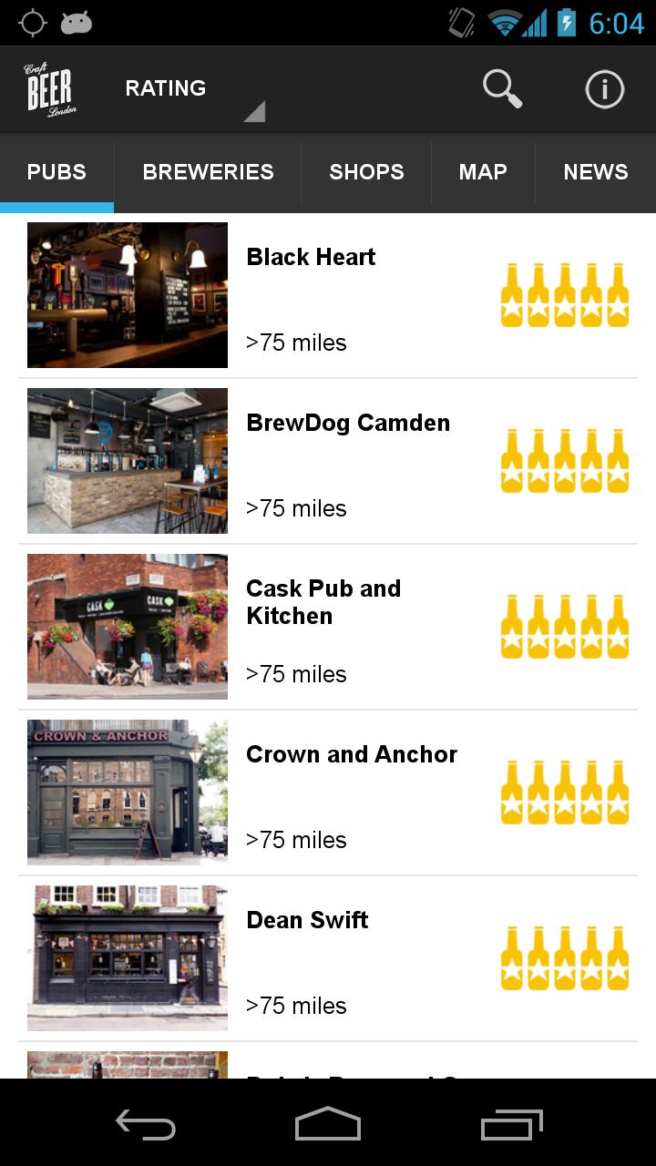 Craft Beer London Screen 3