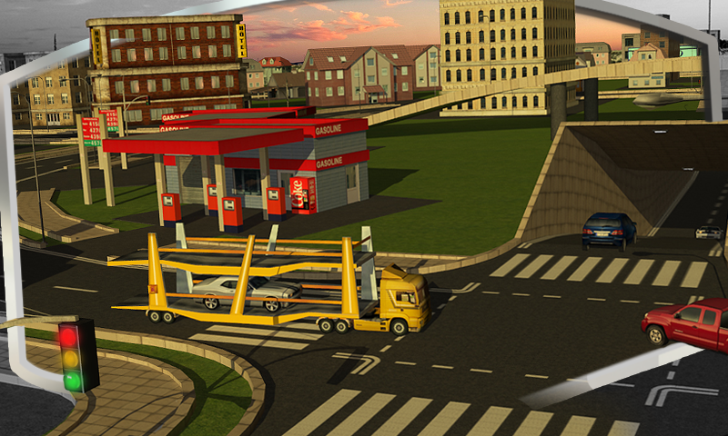 3D Car Transport Trailer Free Screen 2