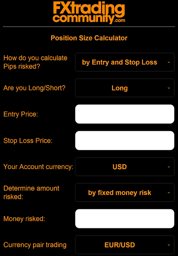 Forex Trading Size Calculator Step Guide To Determine Your Trade - 