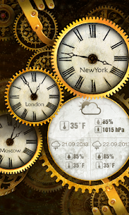 Gold Clock Live Wallpaper HD - screenshot thumbnail