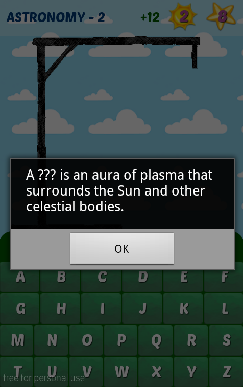 Super Hangman Ad-Free Screen 2