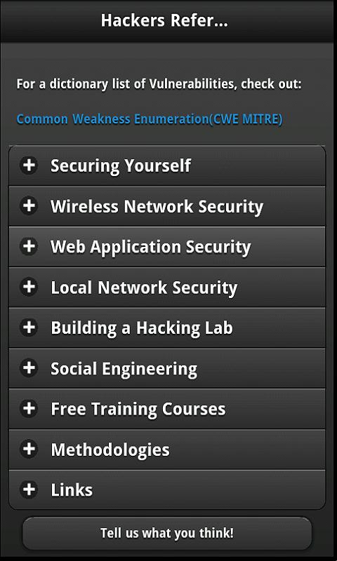 Android application InfoSec Reference (Donation) screenshort