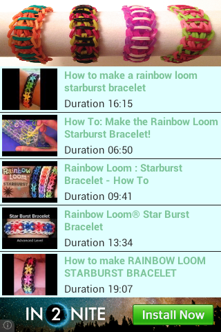 【免費程式庫與試用程式App】How To Make Rainbow Loom-APP點子