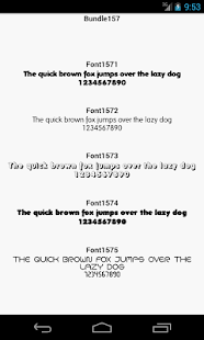 Fonts for FlipFont 157