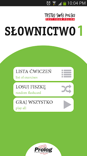 TEST YOUR POLISH Vocabulary 1