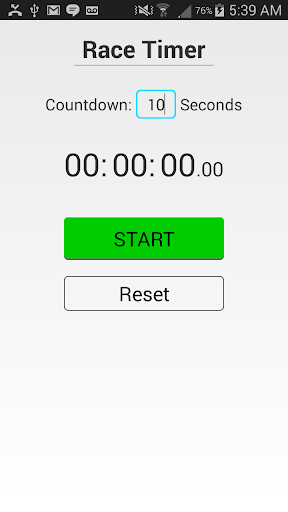 Race Stopwatch