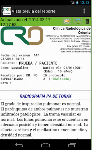 Clínica Radiológica de Oriente