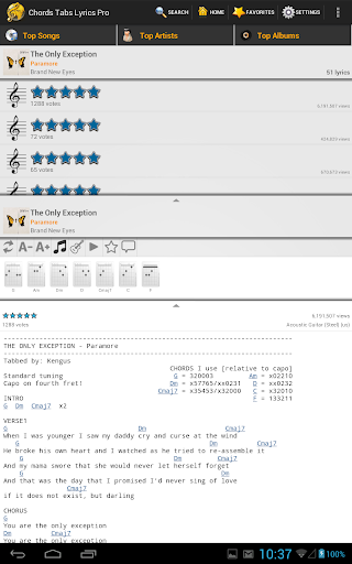 【免費音樂App】Chords Tabs Lyrics Pro-APP點子