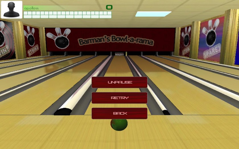 Bowling Pro Screen 3