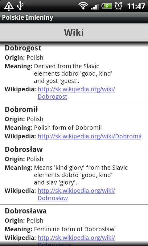 Polskie Imieniny Screen 3
