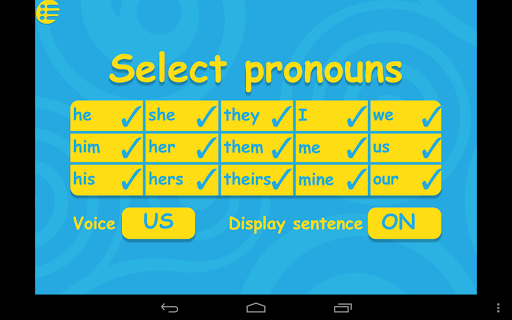 Pronouns With Splingo