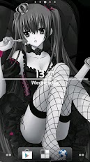 Black Lingerie Girl Anime [LWP