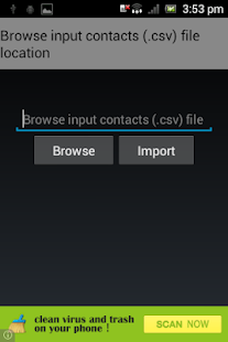 Free Download CSV Contacts Importer APK for Android