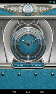 Clock Widget Lightblue Eleplan - náhled