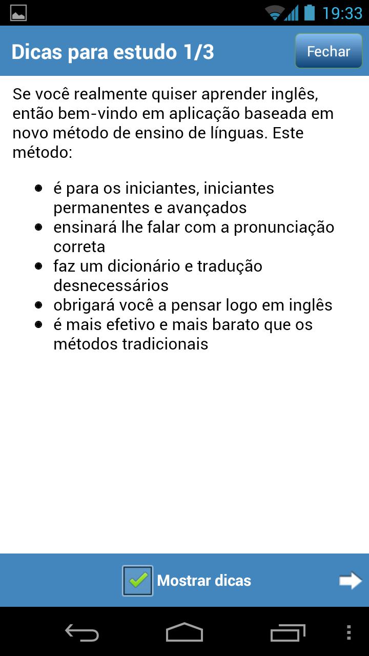 Inglês básico 1 Screen 2