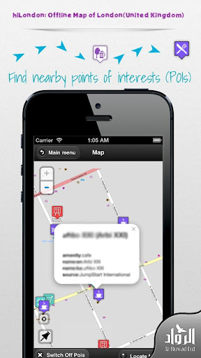 London offline map from hiMaps