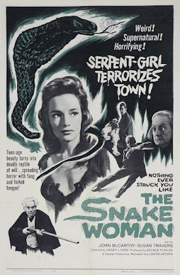 The Snake Woman (1961, UK) movie poster