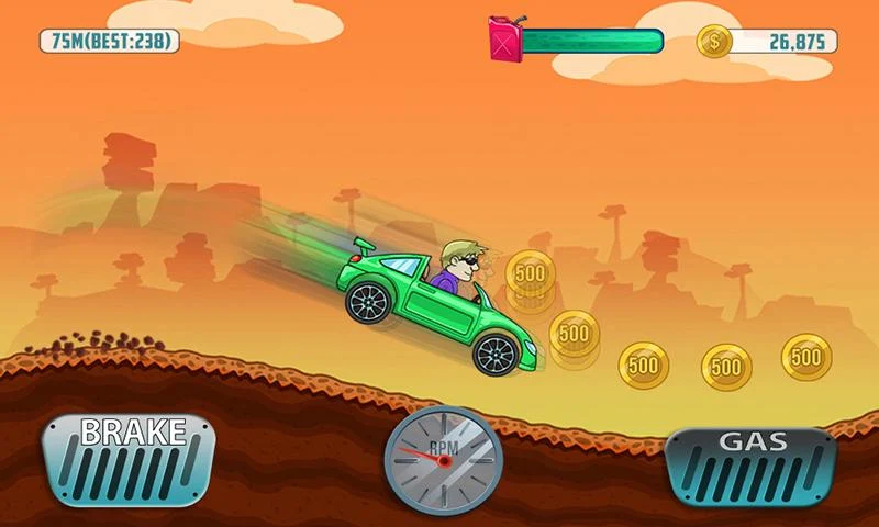  Mountain Car Climb- screenshot 