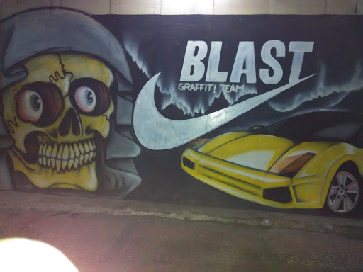Mural Yellow Blast
