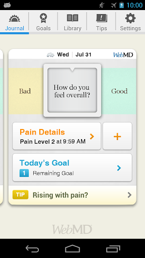 WebMD Pain Coach