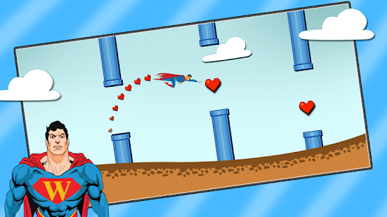 Flappy Superman HD