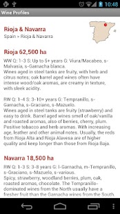Wine Profiles Screen 2