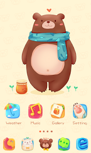免費下載個人化APP|Sweet Bear GO Launcher Theme app開箱文|APP開箱王