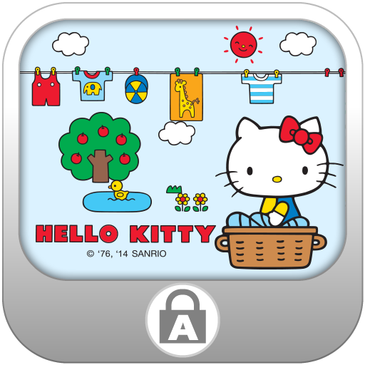 Hello Kitty FineDay ScreenLock LOGO-APP點子