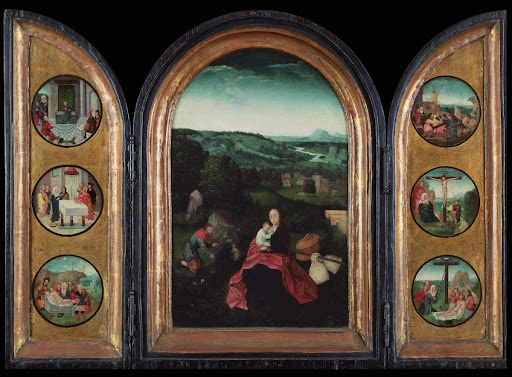 Triptych: Rest on the Flight into Egypt