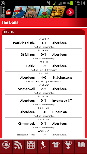 【免費運動App】Aberdeen Match Alert-APP點子