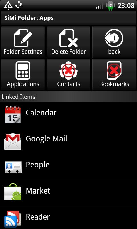   SiMi Folder Widget- スクリーンショット 