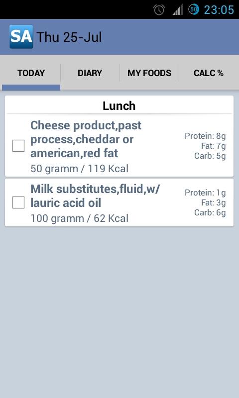 Calorie Counter PRO Screen 3