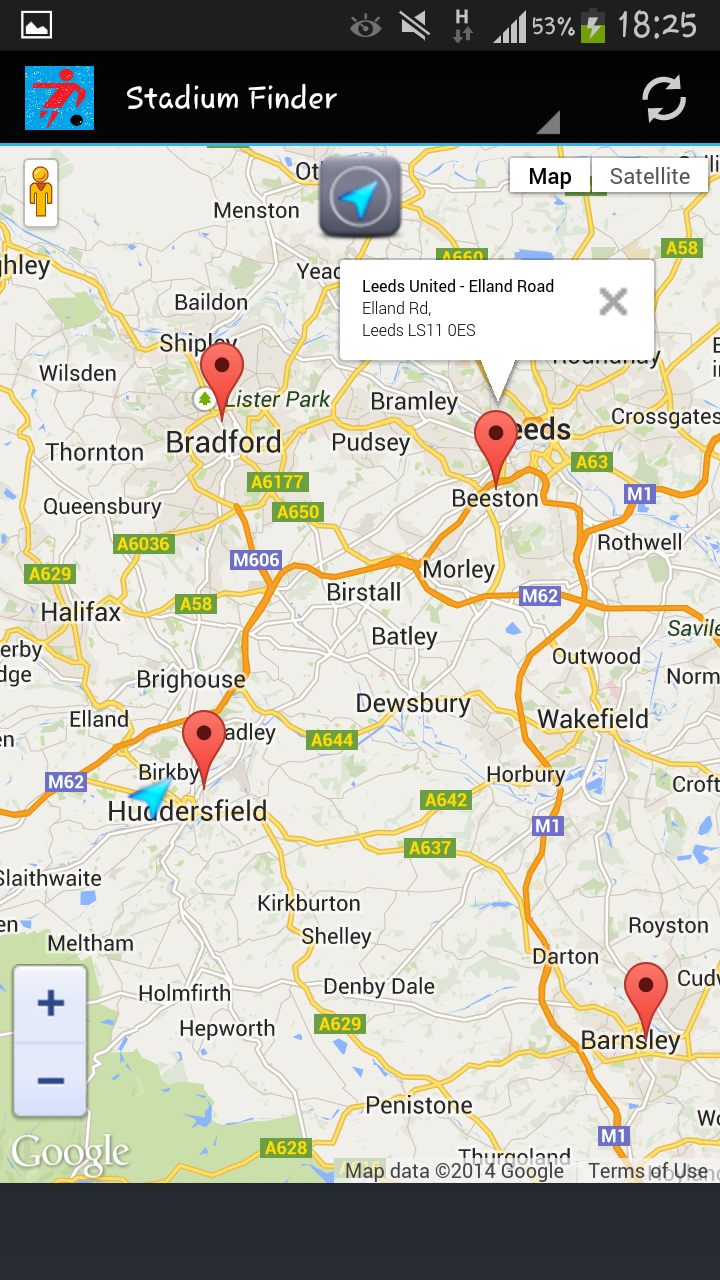 The Travelling Supporter Screen 2