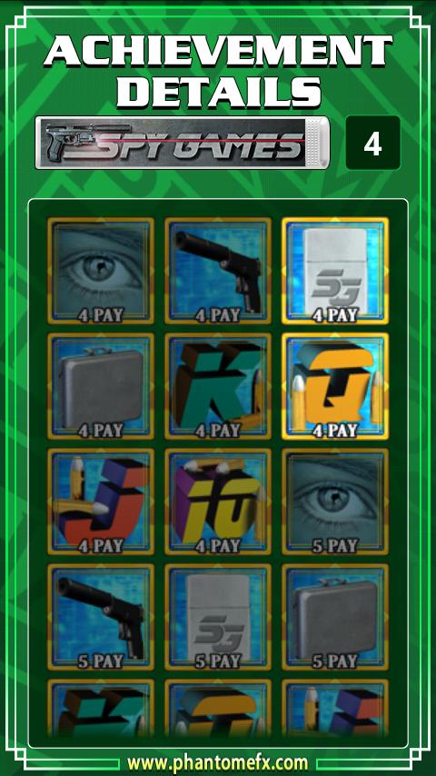 Spy Games Slot Machine Screen 3