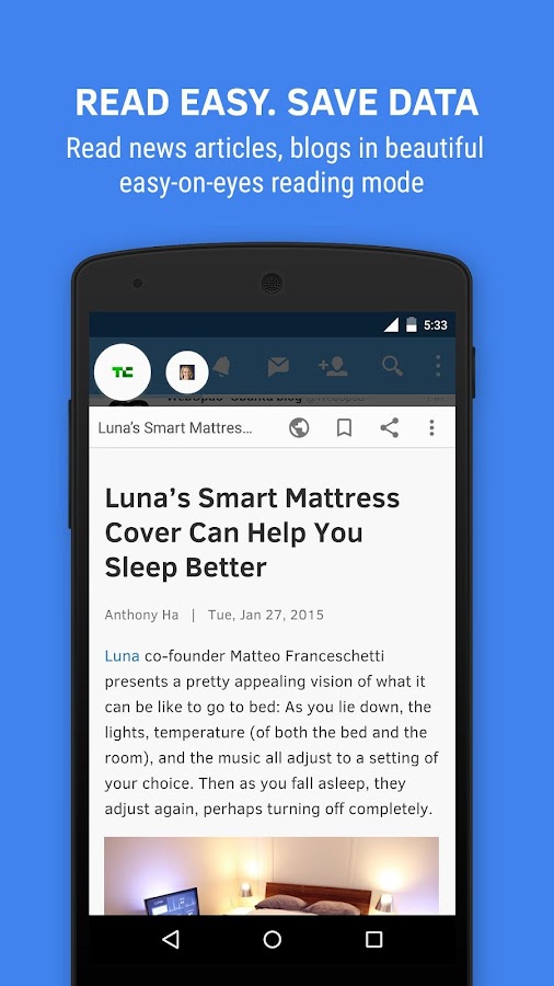   Flynx - Read the web smartly – zrzut ekranu 