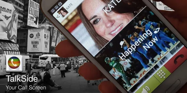 TalkSide tela cheia chamada ID - screenshot thumbnail