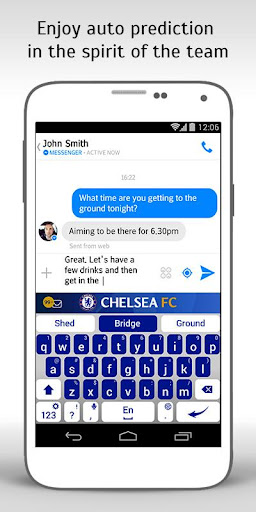 【免費生產應用App】Chelsea FC Official Keyboard-APP點子